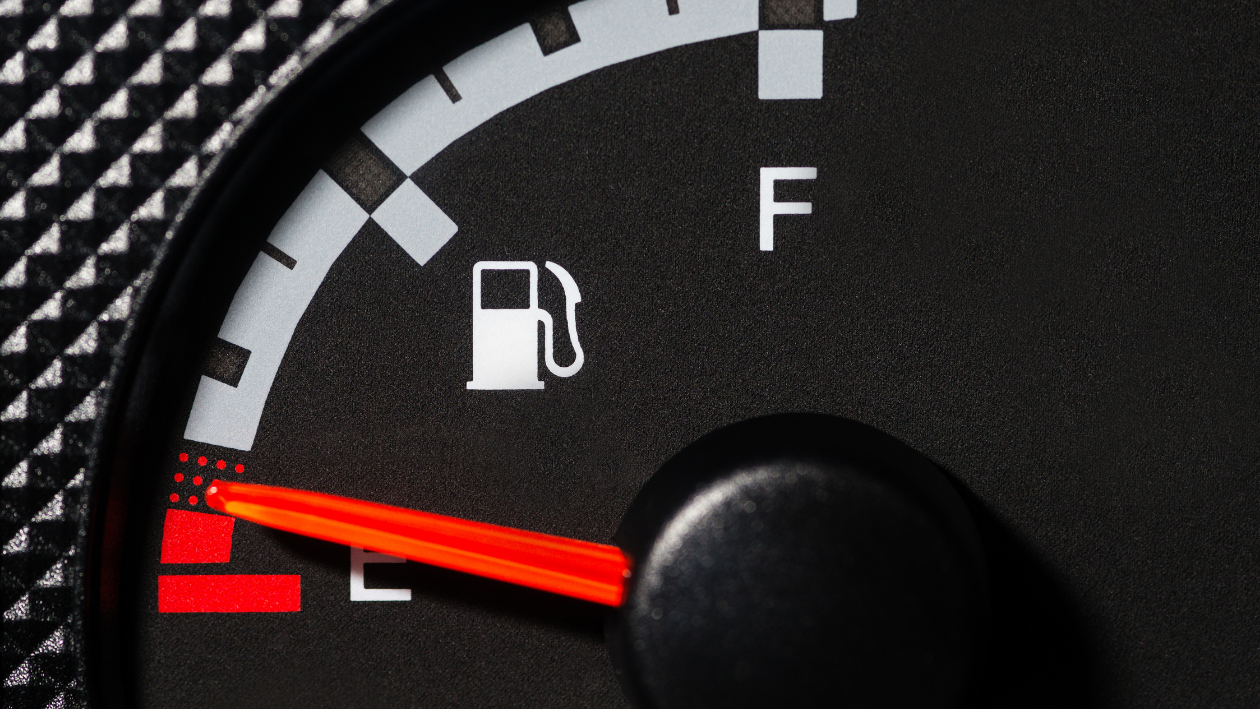 low fuel light